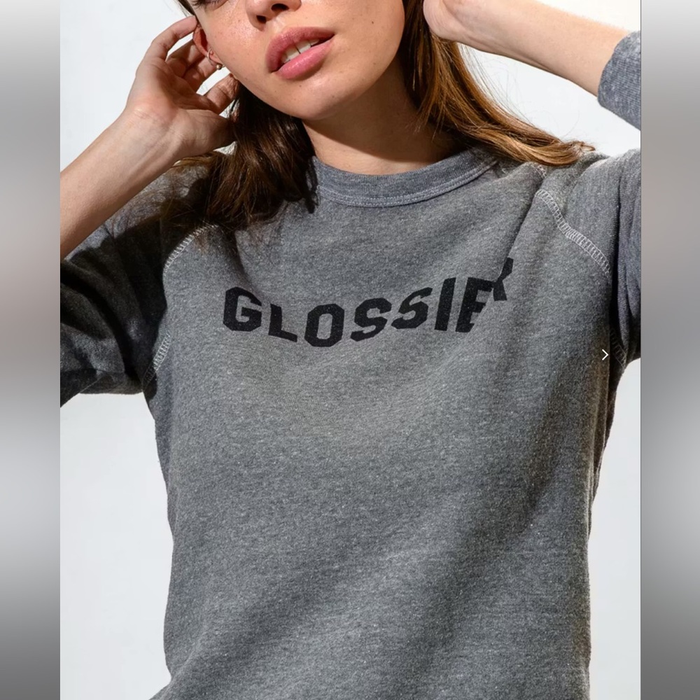 Glossier sweatshirt